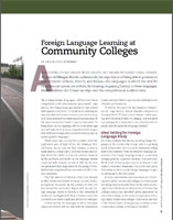 Foreign Language Learning at Community Colleges